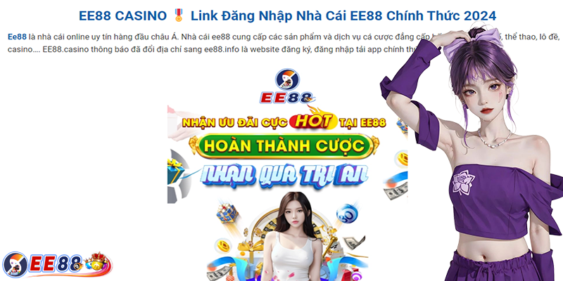 Link ee88 - Truy Cập Trang Chủ Cá Độ Không Giật Lag